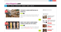 Desktop Screenshot of jaipurmagazine.com