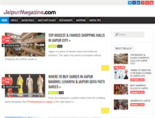 Tablet Screenshot of jaipurmagazine.com